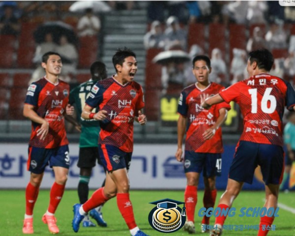 FC 안양과 김천 상무 경기 분석 class=
