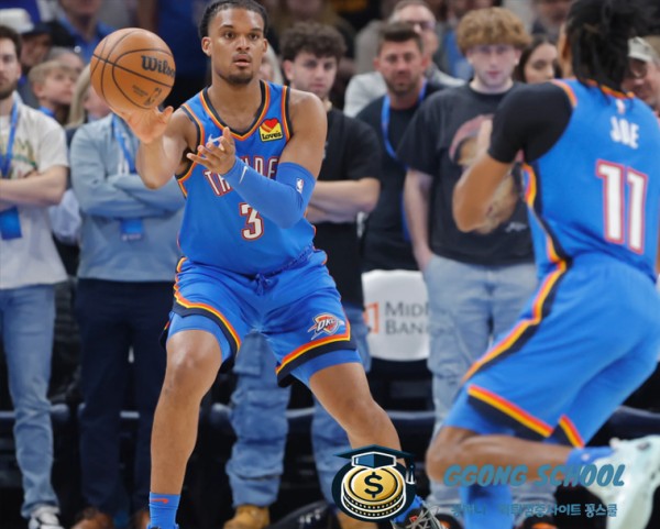 오클라호마시티 썬더 선수단 사진 - 샬럿 호네츠 vs 오클라호마시티 NBA 경기 분석 class=