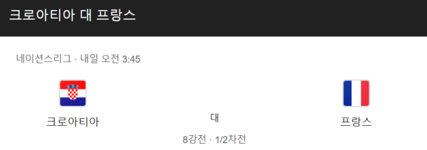 크로아티아 vs 프랑스 경기 일정 및 예상 스코어 - UEFA 네이션스 리그 class=