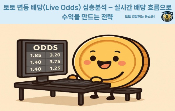 토토 변동 배당 전략 - 실시간 오즈 흐름 분석 이미지