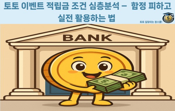 토토 이벤트 적립금 조건 및 활용법 가이드 - 꽁스쿨